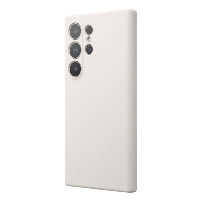 Чехол для Samsung Galaxy S24 Ultra Elago Soft silicone Liquid (EGS24SC68-ST) Stone, белый