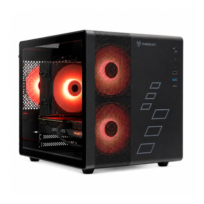 Игровой ПК Raskat Strike 520 (Strike520211457), AMD Ryzen 5 7500F, NVIDIA RTX 5060 8Gb, 32Gb DDR5, 1Tb SSD, Чёрный