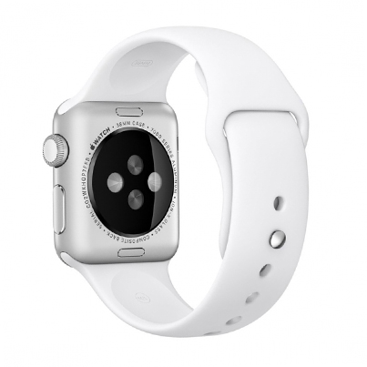 Силиконовый ремешок для Apple Watch 38/40 мм White, белый