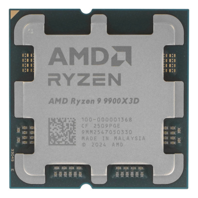 Процессор AMD Ryzen 9 9900X3D, 4.40 ГГц (Turbo 5.50 ГГц), AM5, OEM (100-000001368)