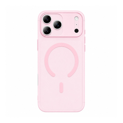 Чехол для iPhone 17 Pro с MagSafe Gurdini Slim Series Pink, розовый