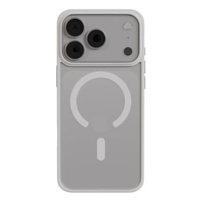 Чехол для iPhone 18 Pro Max с MagSafe AceCase Soft Rim Белый