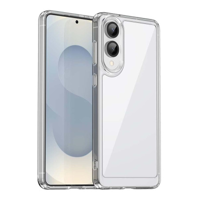 Чехол для Samsung S25 с MagSafe Edge Clear Case Прозрачный