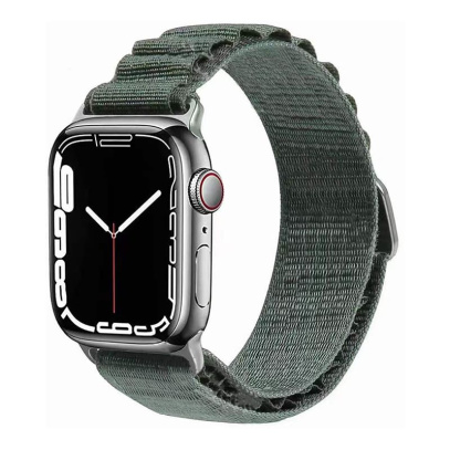 Ремешок для Apple Watch WiWU Nylon Watch Band 42/44/45/49 мм Зеленый
