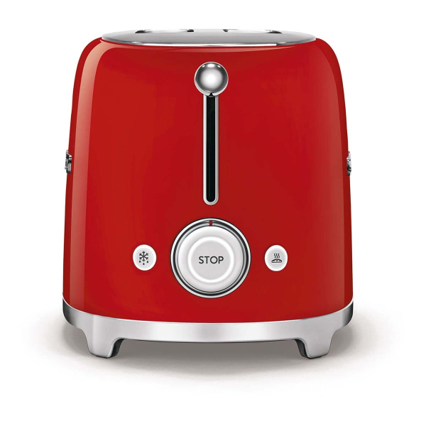 Тостер на 4 ломтика SMEG 50s style (TSF02RDEU) Красный