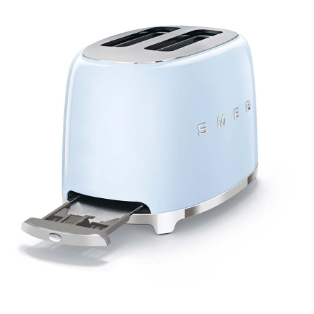 Тостер на 2 ломтика SMEG 50s style (TSF01PBEU) Пастельный голубой