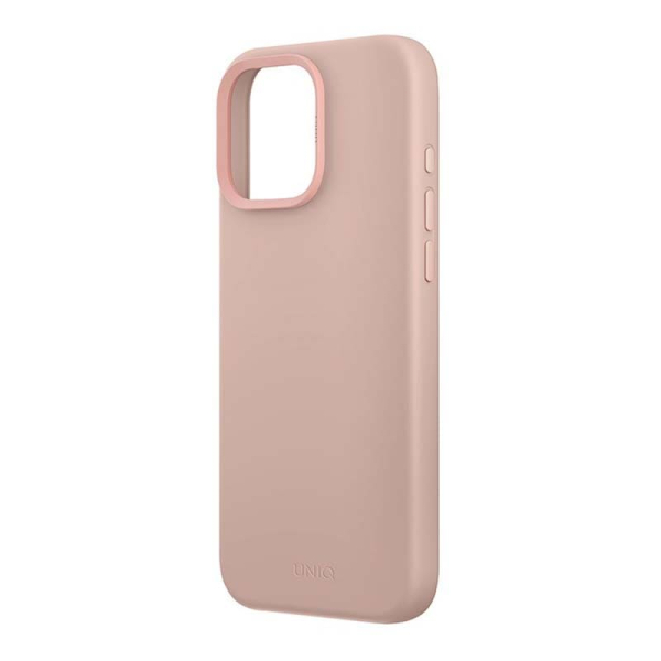 Чехол для iPhone 16 Pro UNIQ LINO Pink, розовый