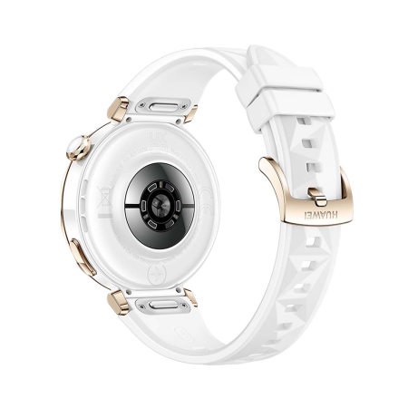 Умные часы HUAWEI Watch GT 5 Pro White, 42 мм, цвет корпуса белый/золотой, цвет ремешка белый
