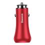 Автомобильное зарядное устройство Baseus 2 USB Quick Charge 18W Gentry Series Красный