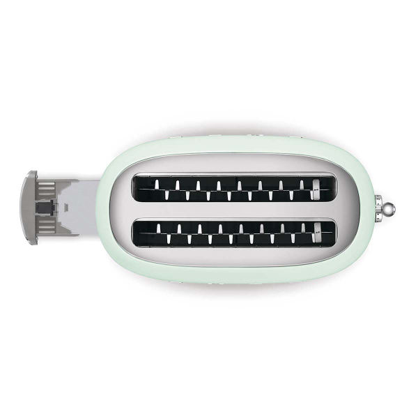 Тостер на 4 ломтика SMEG 50s style (TSF02PGEU) Пастельный зеленый