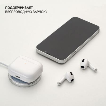 Беспроводные наушники с микрофоном Deppa Air Nova, TWS, BT 5.1, 300 мАч, QI (44192) Белый