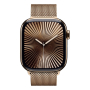 Apple Watch Series 10, 42 мм корпус из титана цвета «Gold», ремешок Milanese Loop цвета «Gold»