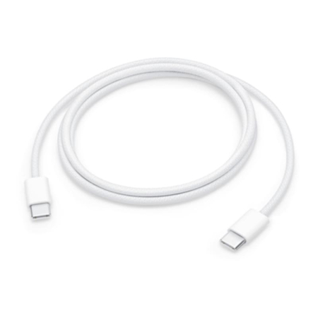 Кабель с оплёткой Apple USB-C – USB‑C, 1 м Белый