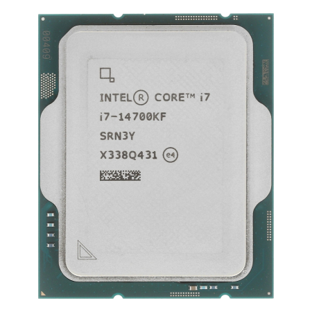 Процессор Intel Core i7-14700KF, 3.4 ГГц (Turbo 5.60 ГГц), LGA1700, OEM (CM8071504820722)