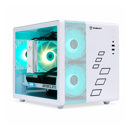 Игровой ПК Raskat Strike 520 (Strike520211505), Intel Core i5-14400F, NVIDIA RTX 5060Ti 16Gb, 32Gb DDR5, 1Tb SSD, Белый