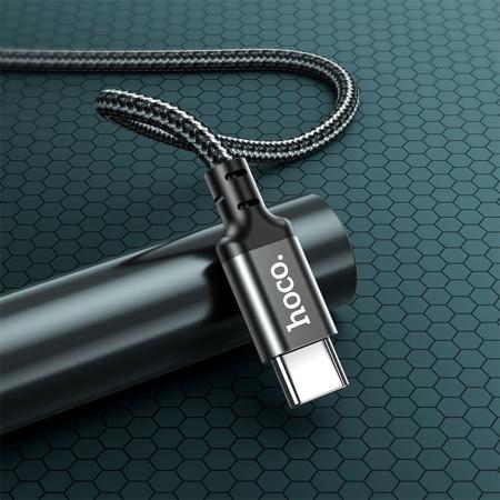 Кабель hoco. Super Fast Charging Data Cable разъем Type-C – Type-C, 1 м (X14) Черный
