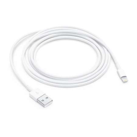 USB кабель Apple разъем Lightning, 2 м Белый