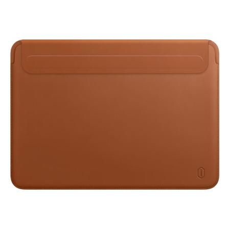 Чехол для MacBook Pro 16.2" 2021/23 WiWU Skin Pro II Leather Sleeve Коричневый