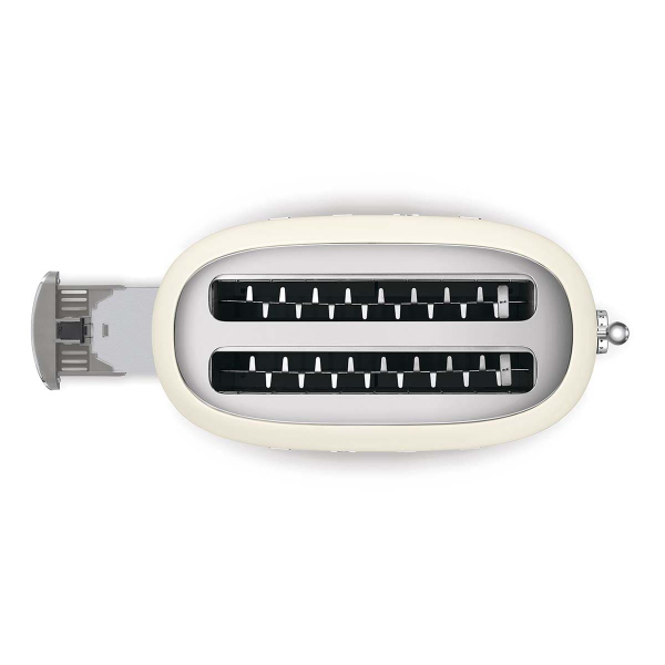 Тостер на 4 ломтика SMEG 50s style (TSF02CREU) Кремовый