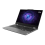 Ноутбук 15.6" Lenovo LOQ 15IRX9 (83DV0072PS) Intel Core i7-13650HX, 16Gb DDR5, SSD 512Gb, NVIDIA GeForce RTX 3050 6Gb, IPS, Full HD, Без ОС, Gray, серый