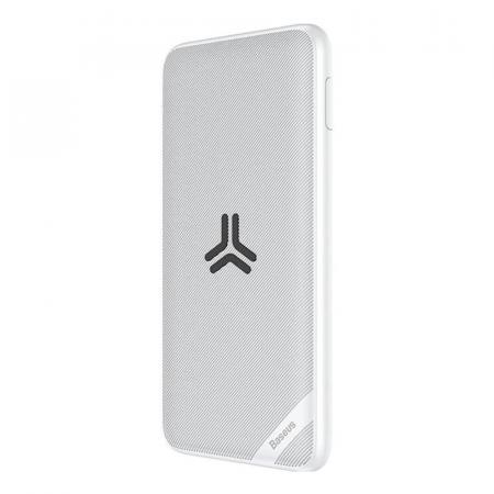Внешний аккумулятор с беспроводной зарядкой Baseus 10000mAh 18Вт (PPS10-02) Белый