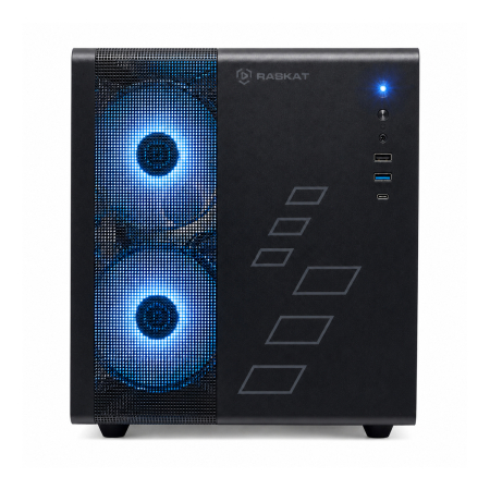 Игровой ПК Raskat Strike 520, Intel Core i5-14400F, NVIDIA RTX 5060 8Gb, 32Gb DDR5, 1Tb SSD, Чёрный