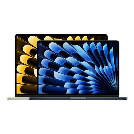 Apple MacBook Air 15" (M2, 8C CPU, 10C GPU, 2023) 8/256Gb SSD (MQKU3) Starlight, «сияющая звезда»