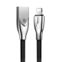 USB кабель Baseus Zinc alloy Cable разъём Lightning Черный