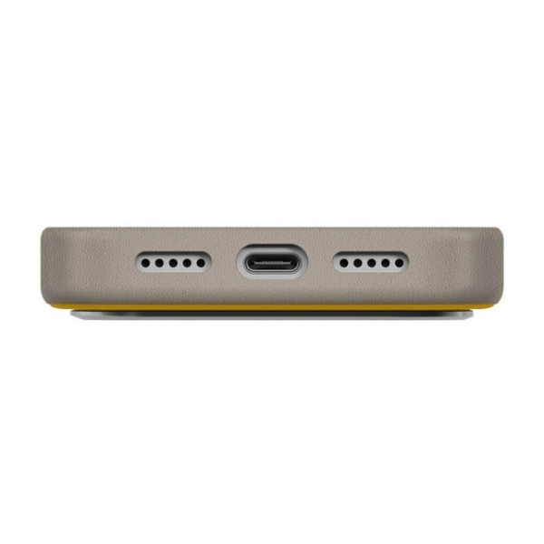 Чехол для iPhone 17 Pro с MagSafe UNIQ DS LYDEN (IP6.3P(2025)-LDSCYELFGRY) Желто-серый