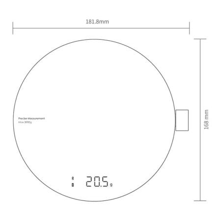 Кухонные весы Xiaomi HOTO (QWCFC001) Черный