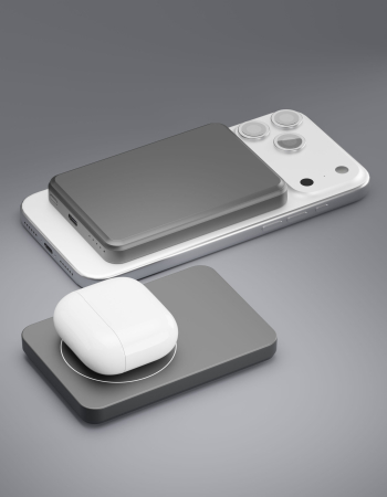 Внешний аккумулятор VLP LITE Power Snap 5000 mAh, 3A, MagSafe, USB-C, Чёрный