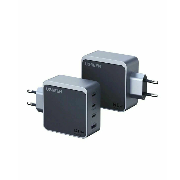 Зарядное устройство UGREEN X570 Nexode S USB-A + 3 USB Type-C 140Вт GaN Tech Fast Charger (45575) Серый