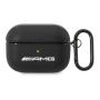 Чехол AMG для Airpods Pro Genuine leather with stamped logo (AMAPSLWK) Черный