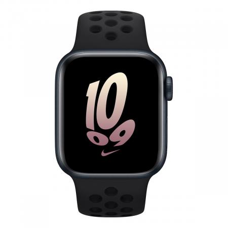 Apple Watch Nike SE (2022), 40 мм корпус из алюминия цвета «Midnight», ремешок Nike Sport Band размера S/M цвета «Black/Black»
