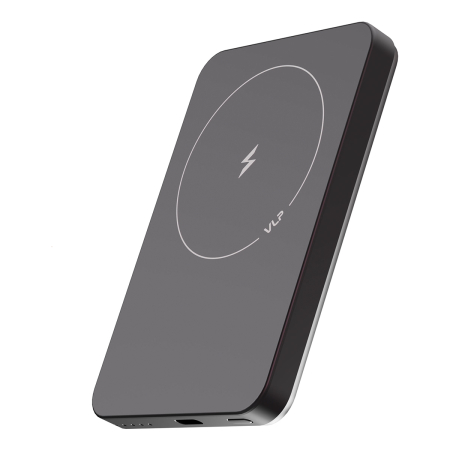 Внешний аккумулятор VLP LITE Power Snap 5000 mAh, 3A, MagSafe, USB-C, Чёрный