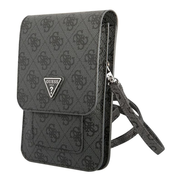 Сумка-чехол для смартфонов Guess Wallet Bag 4G with Triangle logo (GUWBP4TMGR) Серый