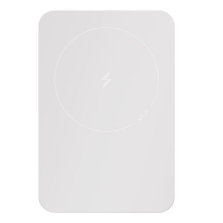 Внешний аккумулятор VLP LITE Power Snap 5000 mAh, 3A, MagSafe, USB-C, Белый