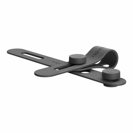 Кабель EnergEA FLOW USB-C на USB-C 5A DISPLAY 1,5 м (PD240W) Nanoweave Magnetic tie Черный