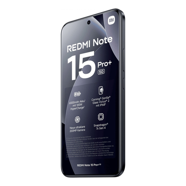 Xiaomi Redmi Note 15 Pro+ 5G 12/512Gb Midnight Black, чёрный