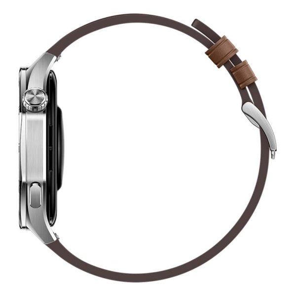 Часы HUAWEI Watch GT 5 Silver, 46 мм, цвет корпуса серебряный, цвет ремешка коричневый